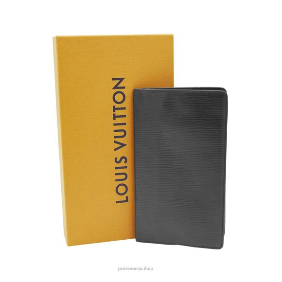 🔴 Louis Vuitton Long Wallet - Black Epi Noir Leather - Picture 1 of 8